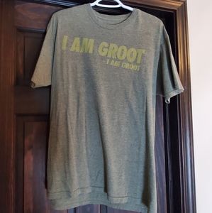 I am Groot Disney Marvel L Green Gaurdians of the Galaxy T-Shirt